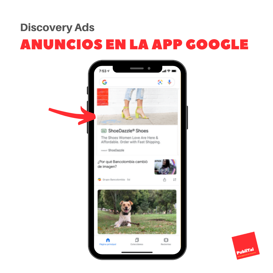 anuncios discovery app google